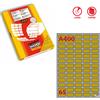 MARKIN Etichetta adesiva A/400 oro 100fg A4 laser 38,1x21,2mm (65et/fg) Markin X220LGA400