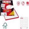 MARKIN Etichetta adesiva R/305 bianca 100fg A4 Ø40mm (24et/fg) Markin X210R305