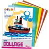 DECO ALBUM COLLAGE CARTA LUCIDA RASATA 12FG 24X34CM DECO 701/12