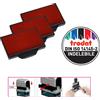 TRODAT Blister da 3 tamponi 6/56 rosso Trodat 1531