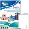 TICO Poliestere adesivo PC4 trasparente 100fg A4 210x297mm (1et/fg) laser Tico PC4-210297
