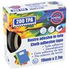 EUROCEL Nastro adesivo telato TPA nero 200 19mmx2,7mt Eurocel 016714194