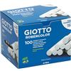 GIOTTO SCATOLA 100 GESSETTI TONDI BIANCO GIOTTO 538800
