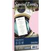 FAVINI 10 buste SPECIAL EVENTS METAL 120gr 110x220mm rosa FAVINI A57S154