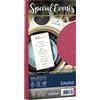 FAVINI 10 buste SPECIAL EVENTS METAL 120gr 110x220mm rosso FAVINI A57C154