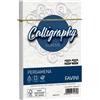 FAVINI 25 buste CALLIGRAPHY PERGAMENA 120x180mm 90gr bianco FAVINI A570297