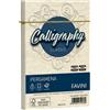 FAVINI 25 buste CALLIGRAPHY PERGAMENA 120x180mm 90gr naturale FAVINI A57Q207
