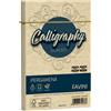 FAVINI 25 buste CALLIGRAPHY PERGAMENA 120x180mm 90gr crema FAVINI A572207