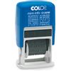 COLOP Timbro mini polinomio S120/W 12diciture 4mm autoinchiostrante COLOP S120/W-BLS