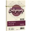 FAVINI 25 BUSTE CALLIGRAPHY MILLERIGHE 120X180MM 100GR 02 AVORIO A57Q427