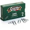 LEONE DELL'ERA SCATOLA 100 FERMAGLI N.2 MM26 ZINCATI ANTIRUGGINE LEONE FZ2