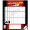 MARKIN Etichetta adesiva bianca 34x10mm (10fogli x 40etichette) Markin X11025