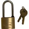METALPLUS Lucchetto ad arco lungo 30mm acciaio cromato Metalplus PT2770B
