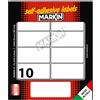 MARKIN Etichetta adesiva bianca 58x27mm (10fogli x 10etichette) Markin X11043