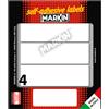 MARKIN Etichetta adesiva bianca 110x34mm (10fogli x 4etichette) Markin X11052