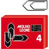 Molho Leone SCATOLA 100 FERMAGLI N.4 MM32 ZINCATI LEONE 21114