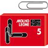 Molho Leone SCATOLA 100 FERMAGLI N.5 MM50 ZINCATI LEONE 21105