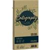 FAVINI 25 buste Calligraphy Nature CRUSH 120gr 110x220mm oliva FAVINI A57N204