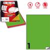 MARKIN Etichetta adesiva C/503 verde fluo 100fg A4 210x297mm (1et/fg) Markin X210C503F-VE