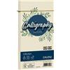 FAVINI 25 buste Calligraphy Nature CRUSH 90gr 110x220mm alga FAVINI A57Q204