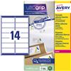 AVERY Etichetta adesiva L7163 bianca 15fg A4 99,1x38,1mm (14et/fg) Avery L7163-15