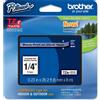 BROTHER NASTRO TZE111 6MMx8MT NERO/TRASPARENTE TZE111