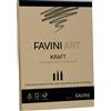 FAVINI Blocco collato Kraft Favini Art 50fg 120gr A4 A420554