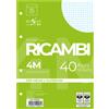PIGNA RICAMBI FORATI A4 4MM QUAXIMA 40FG 80GR PIGNA 00629034M