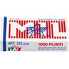 ZENITH SCATOLA 1000 PUNTI ZENITH 515 (24/6) IN ACCIAIO NATURALE 0305151601