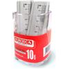 ARDA BARATTOLO 15 RIGHELLI ALLUMINIO 10CM ARDA 17910BAR