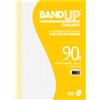 BM BLOCCO COLLATO FORATI RINFORZATI BANDUP A4 90gr 40fg 5mm BM 0106433