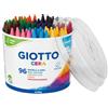 GIOTTO BARATTOLO 96 PASTELLI CERA 90mm ø 8.5mm GIOTTO 523600