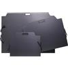 Colorosa Cartella portadisegni polionda c/maniglia e chiusura a lacci 35x50cm nero Coloro 6335500013