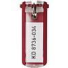 DURABLE SCATOLA 6 PORTACHIAVI KEY CLIP ROSSO DURABLE 1957-03