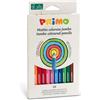 PRIMO ASTUCCIO 12 PASTELLI COLORATI MAXI JUMBO 100 FSC PRIMO 510MAXI12E