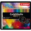 STABILO Astuccio metallo 24 CarbOthello colori assortiti Stabilo 1424-6