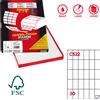 MARKIN Etichetta adesiva C/522 bianca 100fg A4 35x59mm (30et/fg) Markin X210C522