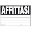 EDIPRO CARTELLO AFFITTASI 24x33cm colori ass giallo-verde-arancio-fuxia E9203 EDIPRO E9203