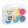 PRIMO VALIGETTA 6 COLORI A DITA 100gr c/pennello PRIMO 221TD100SP