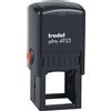 TRODAT Timbro di testo rettangolare/quadrato 4923 nero 30x30mm 69846 trodat 69846.