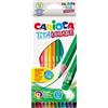 CARIOCA Astuccio 12 matite Tita cancellabile colori assortiti Carioca 42897