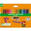 BIC KIDS ASTUCCIO 24 PASTELLI KIDS PLASTIDECOR BIC 8297724