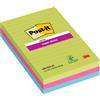 POST-IT BLOCCO 90foglietti Post-it® Super Sticky RIGHE 101x152mm 660-3SSUC COLORI ULTRA 7100235020
