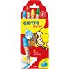 GIOTTO BEBE Astuccio 6 supermatitoni lavabili c/temperino GIOTTO BeBE' F477600