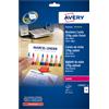 AVERY 250 BIGLIETTI VISITA 85x54mm LASER 270gr fronte/retro QuickClean™ AVERY C32026-25