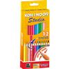 KOH.I.NOOR Astuccio 12 matite colorate Studio Koh.I.Noor DH3312