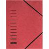 PAGNA Cartellina rossa con elastico in cartoncino A4 PAGNA 24001-01