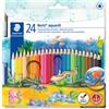 STAEDTLER ASTUCCIO 24 MATITE COLORATE 144 AQUARELL NORIS CLUB STAEDTLER 144 10NC2412