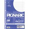 PIGNA RICAMBI FORATI RINFORZATI A4 RIGO DI 3° 40FG 80GR PIGNARIC 02194590B