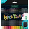 FABER-CASTELL Astuccio 50 matite colorate triangolare Black Edition Faber-Castell 116450